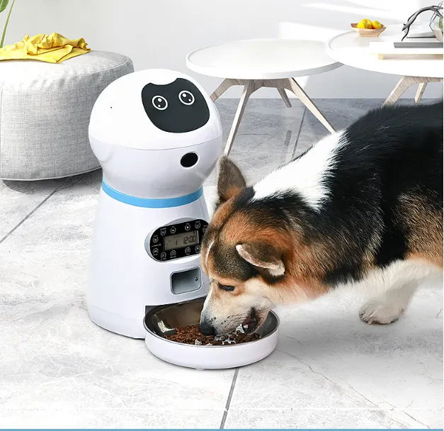 Automatic Food Dispenser For Dogs With Digital Display
