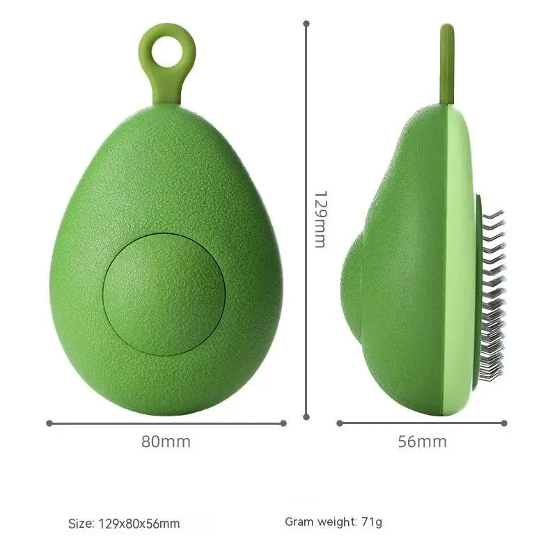 Avocado Hair Brush - Multifunctional Hair Care Brush For Shine And Volume