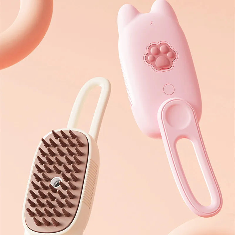 Electric Massage Brush With Cat Ears For Relaxing Scalp Care