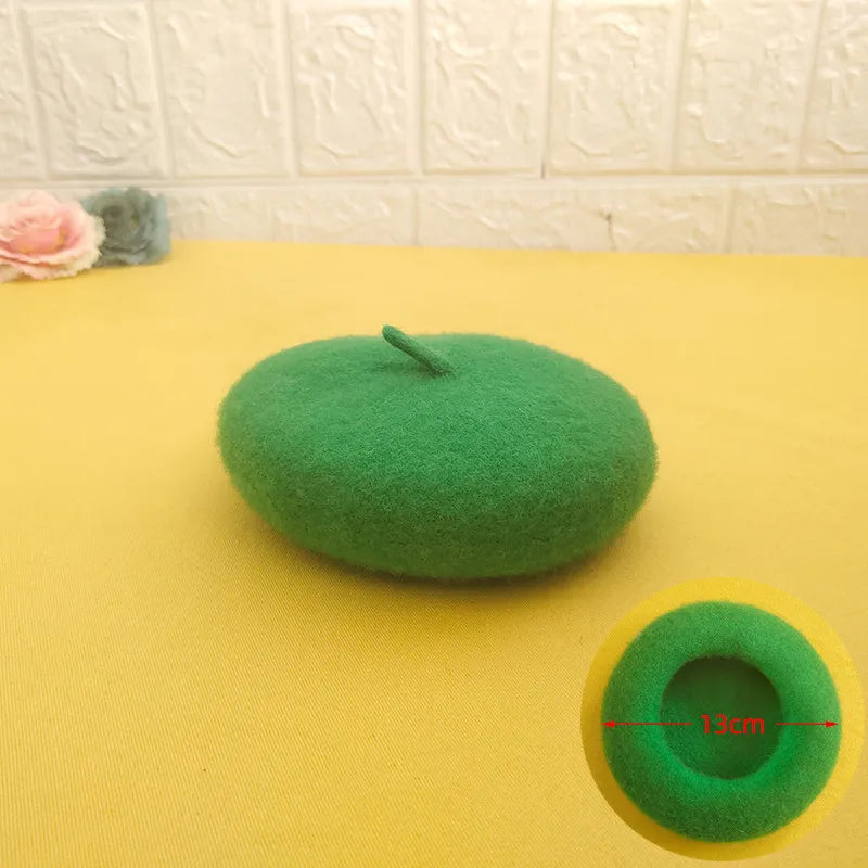Felt Baret For Pets In 3 Colours - Fashionable Accessory For Dogs And Cats