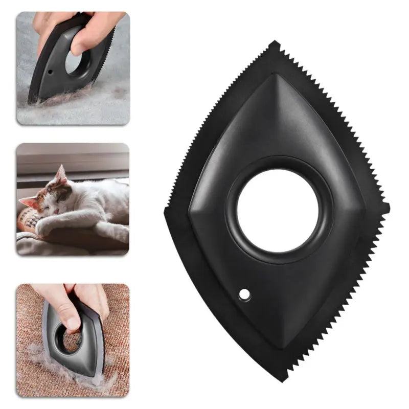 Effective Pet Hair Remover For Furniture Carpets And Clothing With Ergonomic Handle