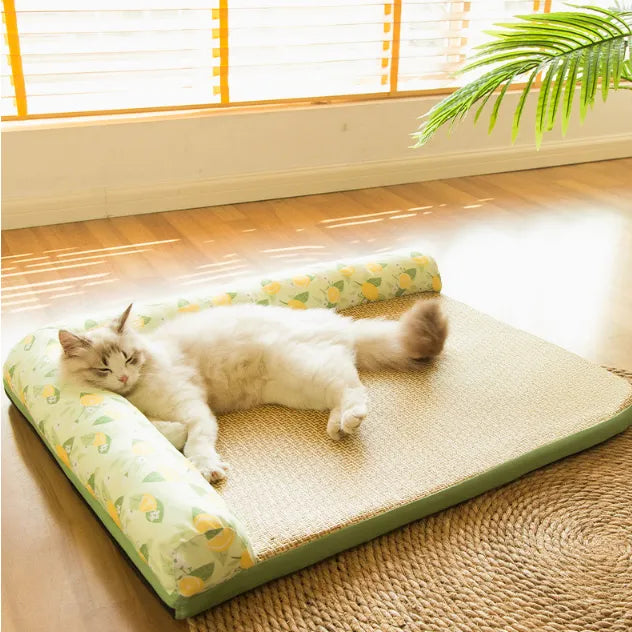 Cooling Mat For Cats With Raised Edge - Summer Refreshment For Pets