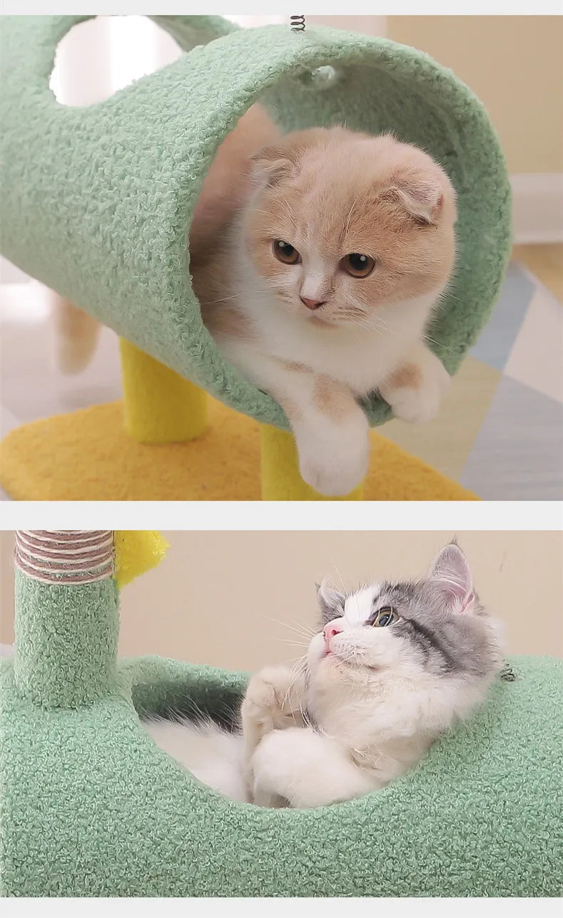 Cat Scratching Post In Dinosaur Design With Scratching Post And Cave
