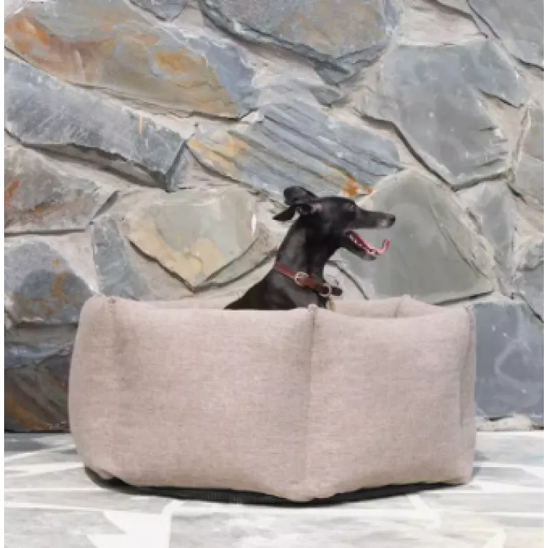 Comfortable Dog Bed - Soft Pet Bed With High Edge For More Comfort