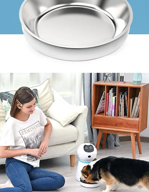 Automatic Food Dispenser For Dogs With Digital Display