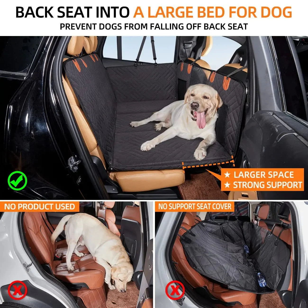 Hard Floor Car Seat Extension for Dogs