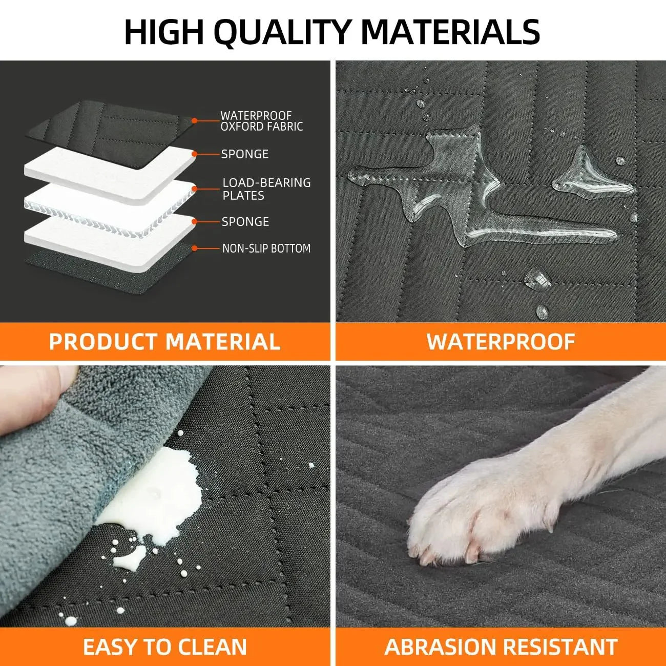 Hard Floor Car Seat Extension for Dogs