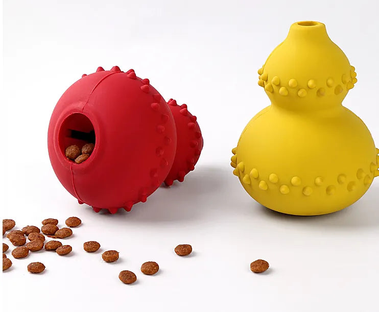 Dog Toy With Treat Dispenser - Interactive Chew Toy For Dogs