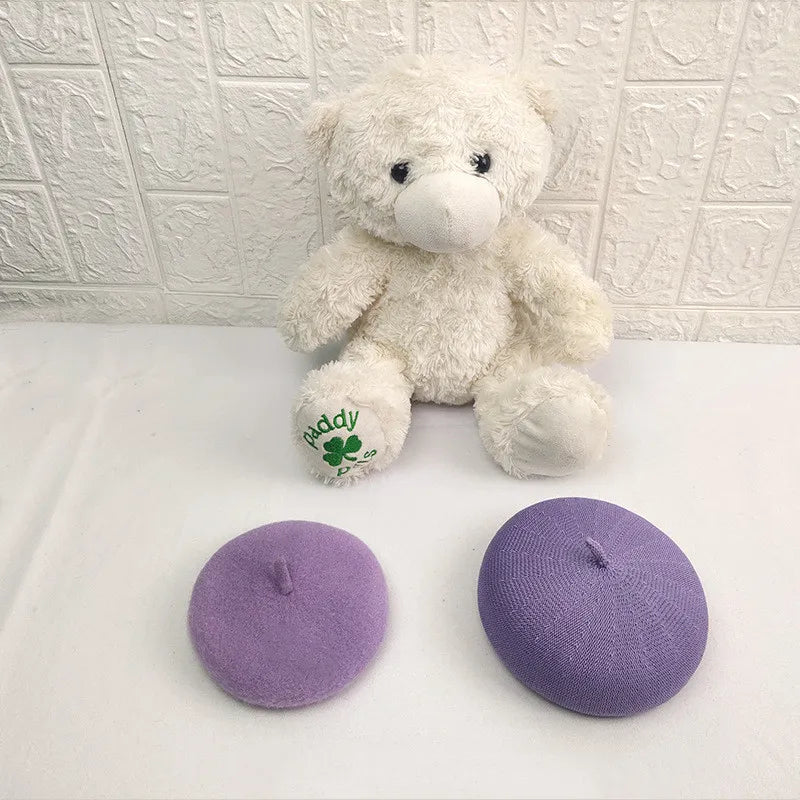 Felt Baret For Pets In 3 Colours - Fashionable Accessory For Dogs And Cats