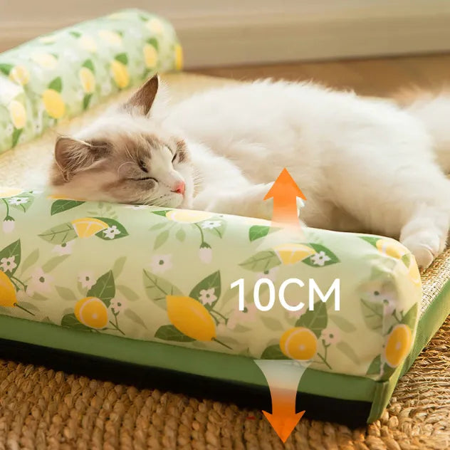 Cooling Mat For Cats With Raised Edge - Summer Refreshment For Pets