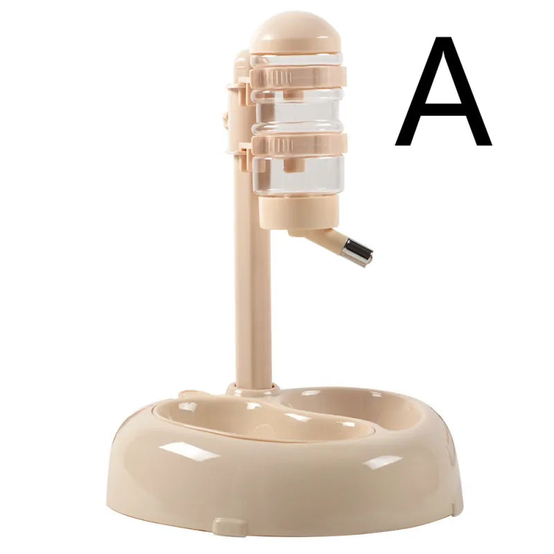 Automatic Pet Food And Water Dispenser With Double Tank - In Different Colors