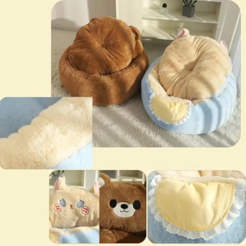 Cosy Cat Bed In A Cute Design - Cosy Bed For Cats And Small Pets