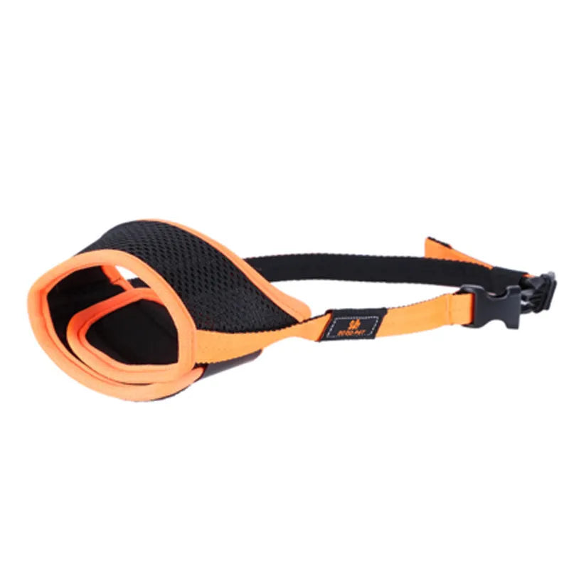 Dog Muzzle Made Of Mesh Fabric - Comfortable And Breathable For Dogs