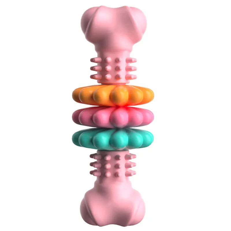 Dog Chew Toy With Teethers - Interactive Chew Toy For Dogs