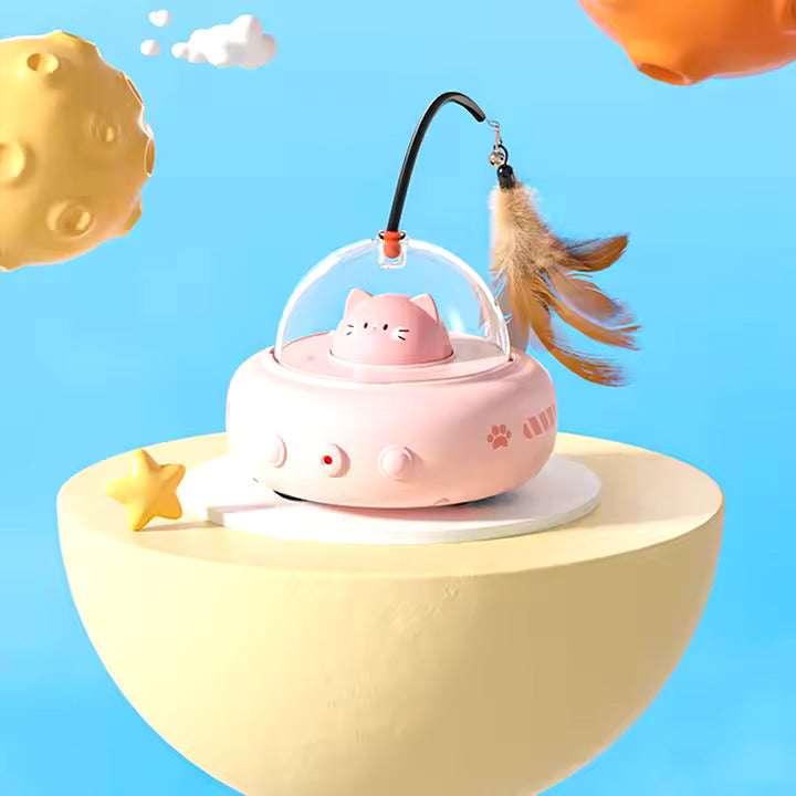 Cat UFO Laser Toy