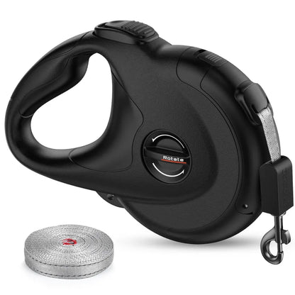 Automatic Dog Leash Retriever With Rotation Mechanism - 5m Flexi Leash For Dogs