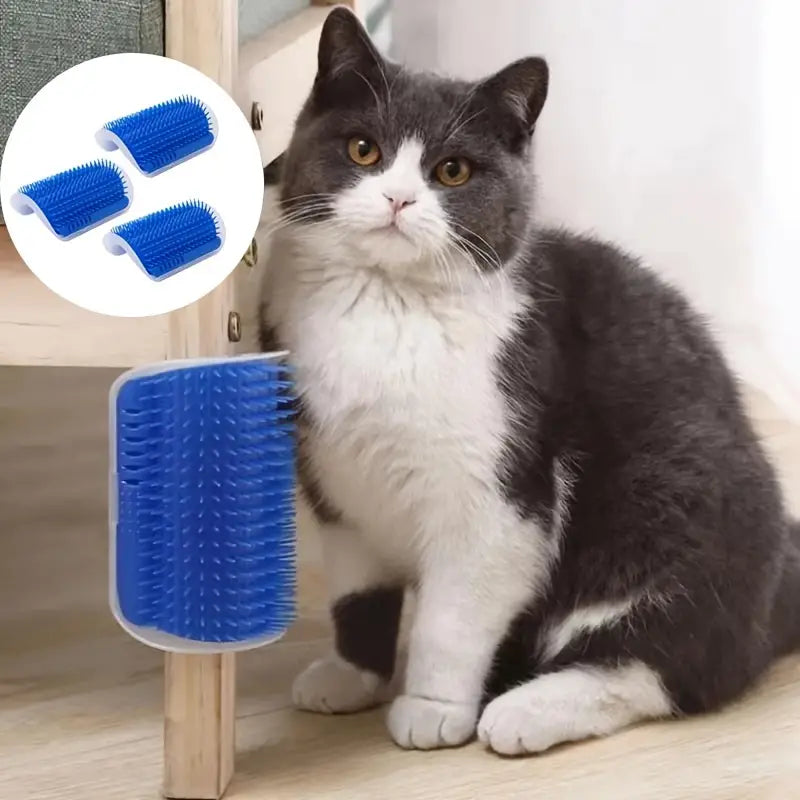Cat Wall Brush with Catnip