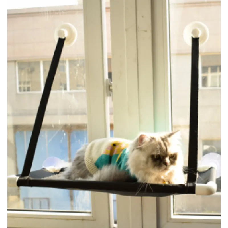 Cat Window Lounger - Space-saving And Stable With Suction Feet