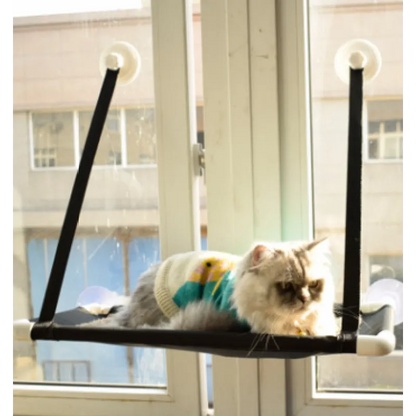 Cat Window Lounger - Space-saving And Stable With Suction Feet