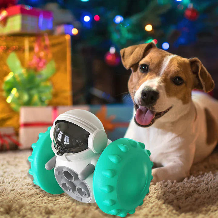 Interactive Feeding Toy With Wheels For Pets