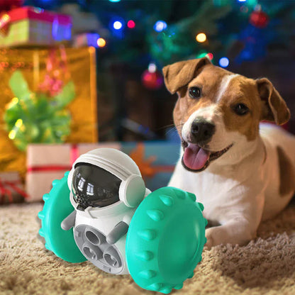 Interactive Feeding Toy With Wheels For Pets