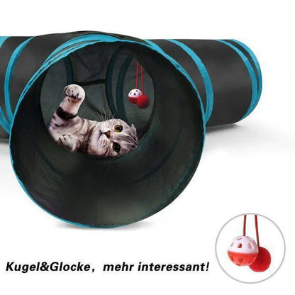 Bequee 3 - Way Foldable Pet Tunnel