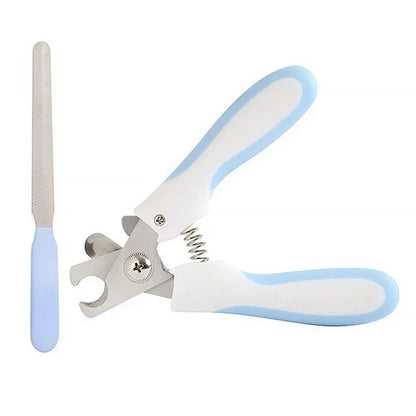 Claw Scissors for Pets with Safety Lock and File