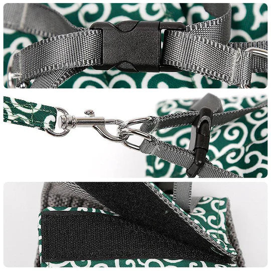 Breathable Cat Harness With Lead For Outdoor Walks