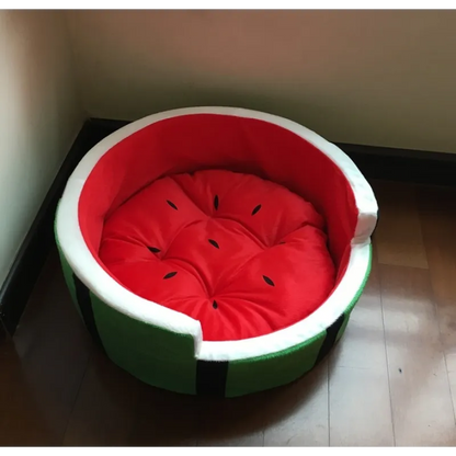 Dog Bed in Watermelon Design for Comfort and Relaxation