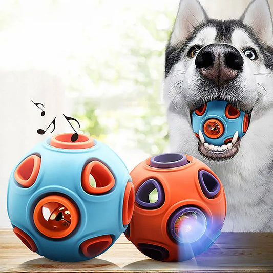 Interactive Dog Toy Ball - With Music And Light Function For Dogs