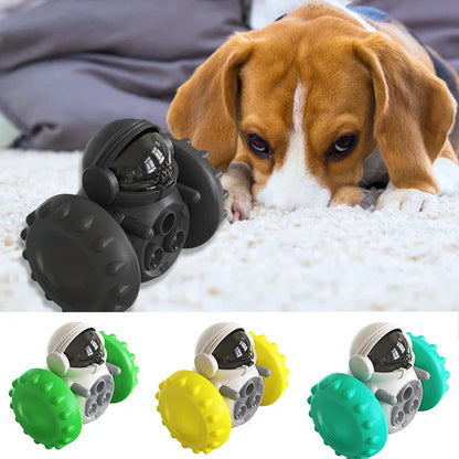 Interactive Feeding Toy With Wheels For Pets