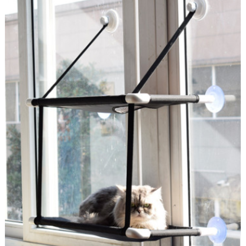 Cat Window Lounger - Space-saving And Stable With Suction Feet