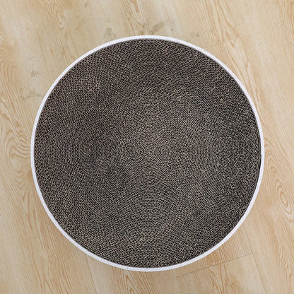 Cat Scratching Mat Round With Cute Design - Cat Scratching Board For More Scratching Fun And Relaxation