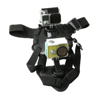 Action- Camera Harness For Dogs With Holder For Chest And Back