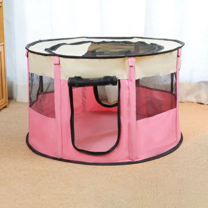 Foldable Dog Tent With Carrying Bag - Robust Pet Tent For Indoor And Outdoor Use