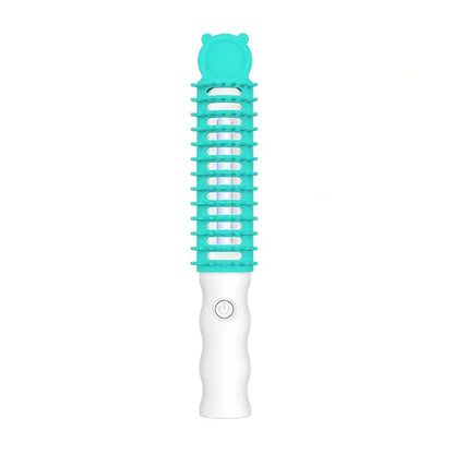 Electric Pet Brush with Heat Technology for Gentle Coat Styling