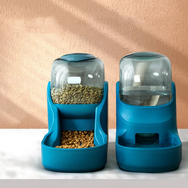 Automatic Pet Food Bowl With Gravity System And Large Capacity
