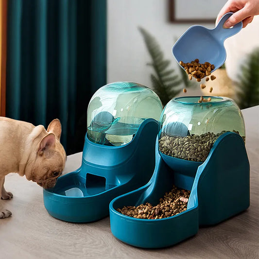 Automatic Pet Food Bowl With Gravity System And Large Capacity