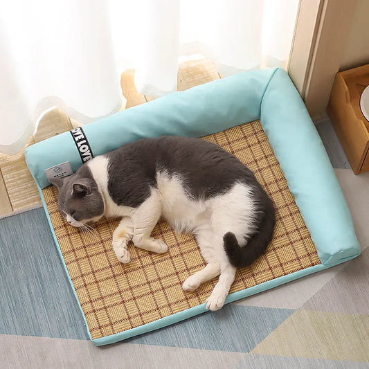 Corner Dog Bed With Soft Edges - Comfortable Pet Bed For Small Dogs And Cats