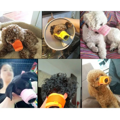 Dog Muzzle Made Of Mesh Fabric - Comfortable And Breathable For Dogs