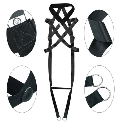 Dog Training Harness with Pull Handles and Tyres - Robust and Adjustable