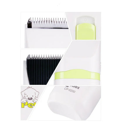 Electric Hair Clippers For Pets - Codos Cp-5200 With Multiple Attachments