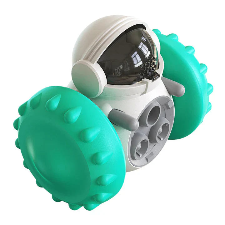 Interactive Feeding Toy With Wheels For Pets