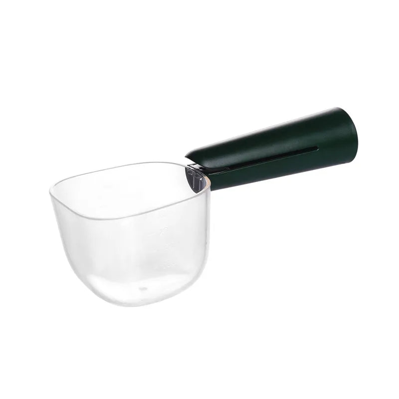 Measuring Spoon For Dry Food And Rice With Ergonomic Handle And Measuring Scale