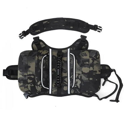 Dog Life Jacket With Reflective Stripes - Waterproof Safety Vest For Dogs