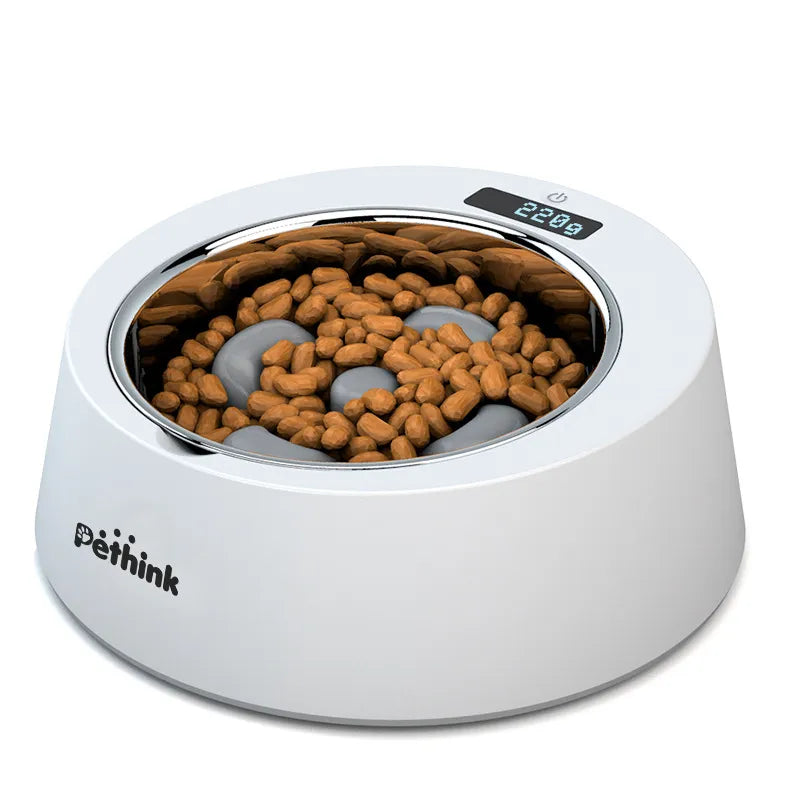 Automatic Food Dispenser For Dogs And Cats - Interactive Food Bowl With Digital Display