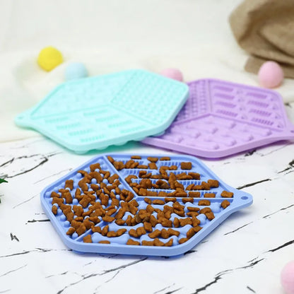 Silicone Feeding Mat For Dogs And Cats - Non-slip Lick Mat For Meals And Snacks