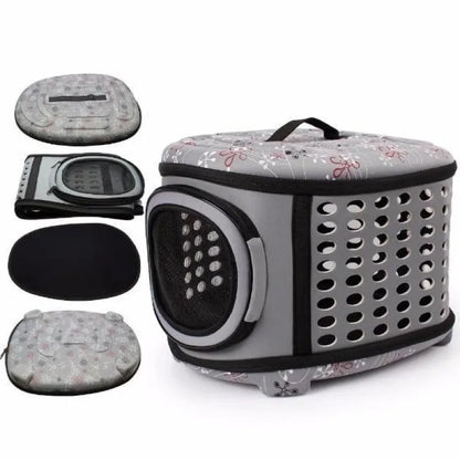 Compact Cat Carrier Bag With Ventilation - Perfect For Travel And Outings
