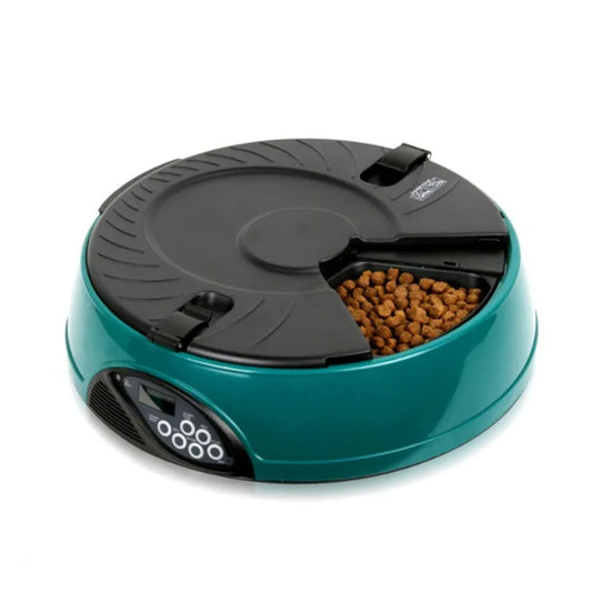 Automatic Food Dispenser For Dogs And Cats With Timer And Portion Control