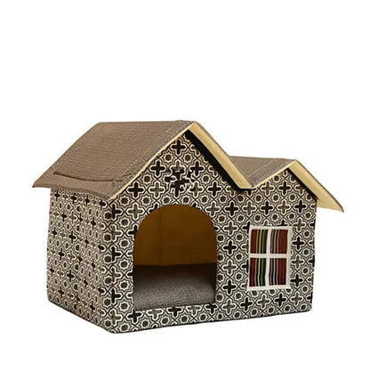 Cat House in House Design with Window for Cosy Retreats